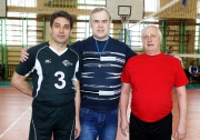 капитаны команд финалистов и судья Федерации волейбола РТ Владимир Талантов