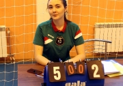 судья-секретарь Федерации волейбола РТ Динара Кашипова