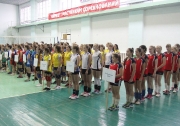 торжественная церемония открытия Первенства РТ  по волейболу среди девушек 2002-2003 г.р.  в Алексеевске