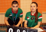 судьи Федерации волейбола РТ Владислав Соколов и Динара Кашипова