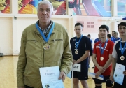 Тренер  команды  НЧИ КФУ  Виктор Шибельбайн , занявшей первое  место
